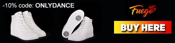 buy Fuego Wedge dance shoes heel