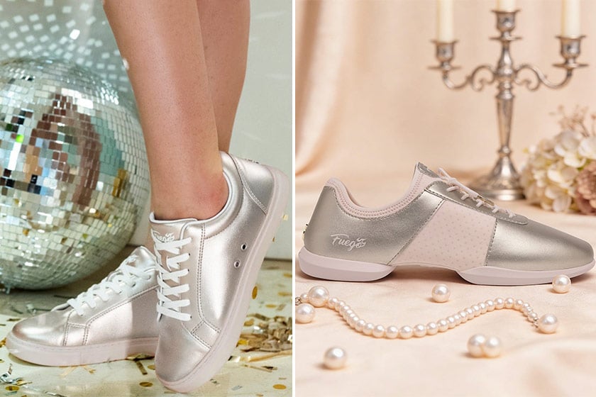 Fuego Champagne dance shoes on sale