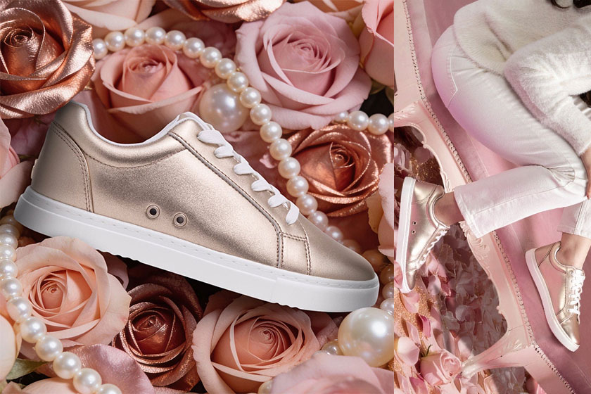 Fuego Rose Gold dance shoes on sale