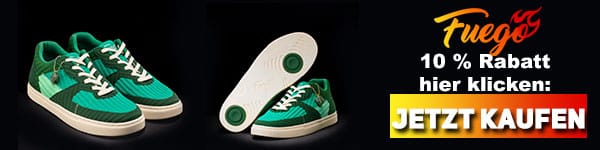 Fuego Green Jade-Tanzsneaker im Angebot kaufen