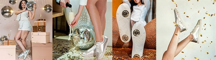 Outfit serali e scarpe da ballo Fuego Champagne