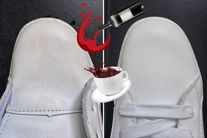 Eliminar manchas en los zapatos de baile Fuego de cuero vegano
